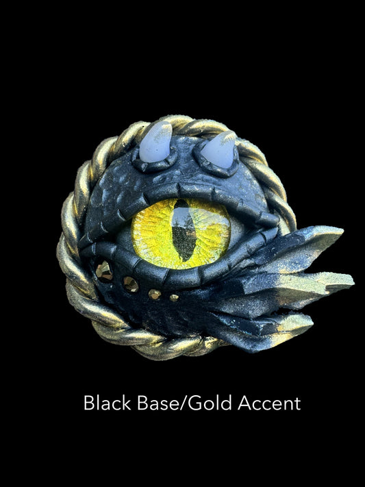 Customizable White/Black Dragon Eye Magnet