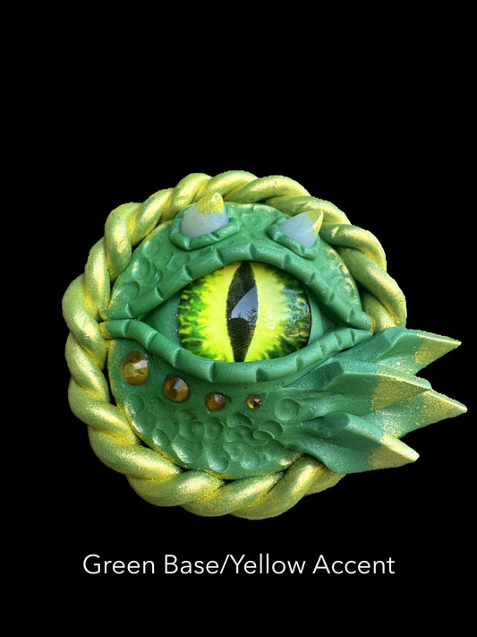 Customizable Green/Purple Dragon Eye Magnet