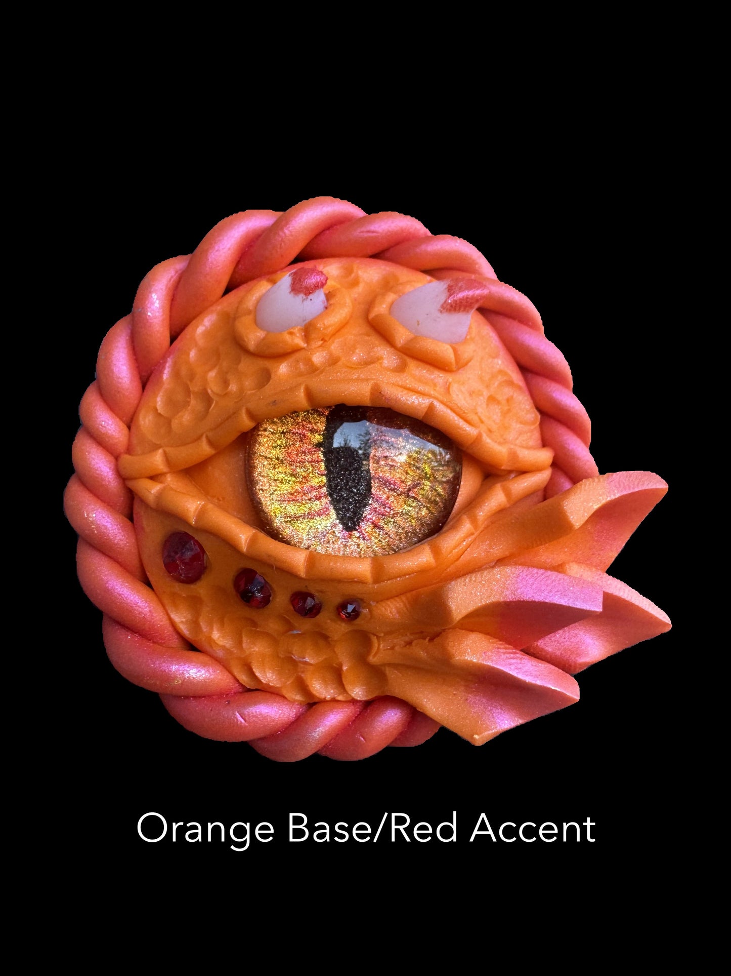 Customizable Orange/Yellow Dragon Eye Magnet