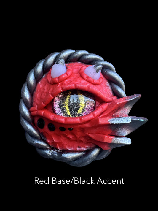 Customizable Red/Pink Dragon Eye Magnet